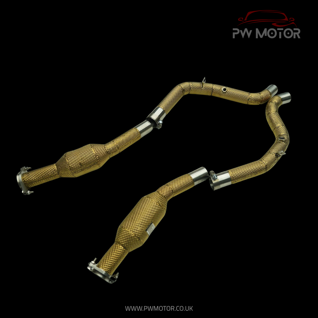 Range Rover Sport SVR L494 V8 5.0 Heat Shielded Downpipes | PW Motor