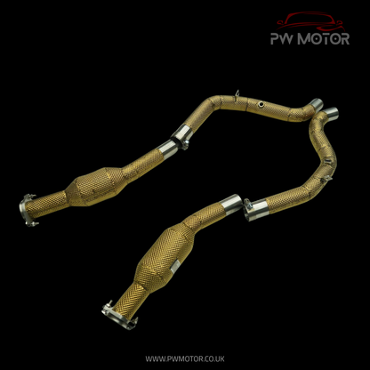 Range Rover Sport SVR L494 V8 5.0 Heat Shielded Downpipes | PW Motor